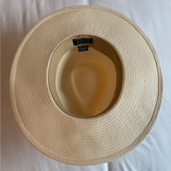 Wyeth by Todd Magill Cream Hat with Brown Band NEW main image 4
